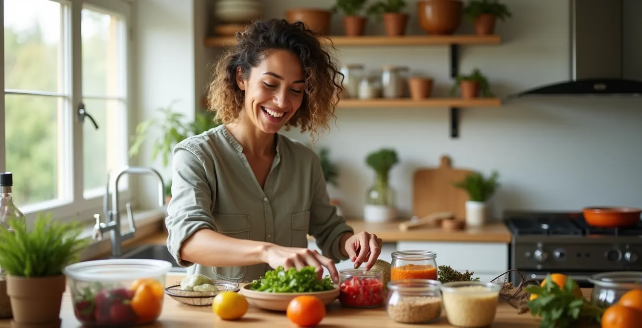 Übersicht eines ausgewogenen Meal-Prep-Systems für Radsportler